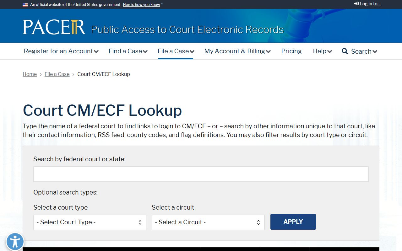 Shannon County probate records federal CM/ECF court lookup distinction